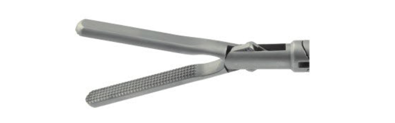 Intestinal grasping,articulating,pyramidal-shaped teeth